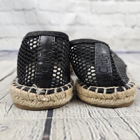 CIRCUS by SAM EDELMAN | Lena mesh & leather espadrille slipon flats - Picture 6 of 10